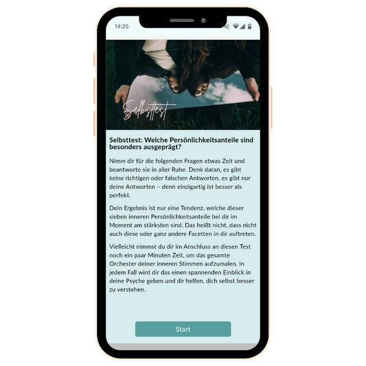 Das Bild zeigt eine Vorschau auf den Persönlichkeits-Selbsttest